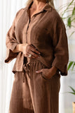 Eadie Lifestyle - Fundamental Linen Shirt - Clay