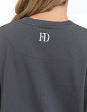 Foxwood - Effortless Crew - Iron Grey