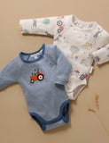 Purebaby - 2 Pack Bodysuit - Herding Sheep