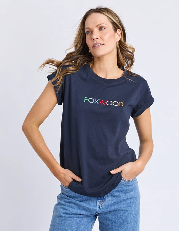 Foxwood - Confetti Tee - Navy