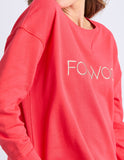 Foxwood - Simplified Metallic Crew - Red