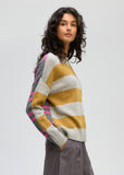 LD & Co - Groove Stripe Crew - Marl