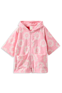 Milky - Floral Terry Towelling Cover Up