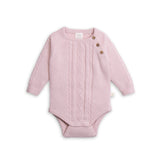 Tiny Twig - Bodysuit Cable Knit - Lotus