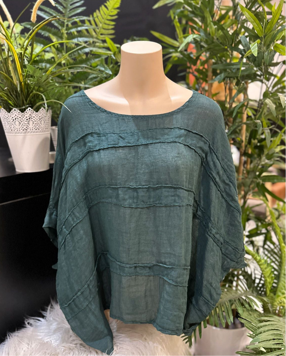 The Italian Cartel - Melfi Top - Teal