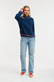 Urban Luxury - Jumper - Blue/Red/Beige