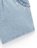 Purebaby - Ruffle Shorts - Faded Denim