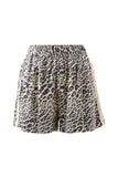 Ceres Life - Mila Short - Leopard Linen Blend