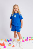 Eve Girl - Sports Club Fleece Shorts - Cobalt