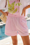 Ceres Life - Mila Shorts - Hibiscus Pink Stripe