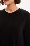 Tirelli - Overlay Panel Knit Dress - Black