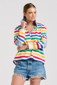 EST - Rugby Cotton Sweatshirt - Multi Stripe