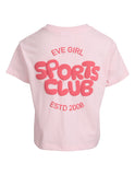 Eve Girl - Sports Club Tee - Pale Pink
