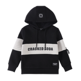 Cracked Soda - Haven Detail Hoodie - Black/Oat