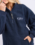 Foxwood - Weekend Boucle Crew - Dark Sapphire