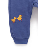 Purebaby - Bunny Track Pant - Merlin