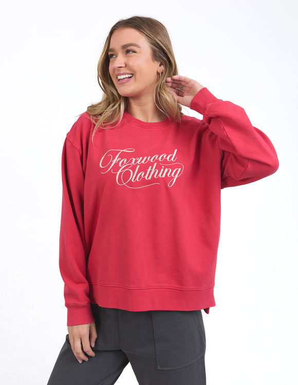 Foxwood - Back To Basics Crew - Red