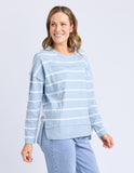 Foxwood - Jayne Throw On - Sky Blue/White Stripe