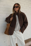 Ceres Life - Teddy Jacket - Chocolate