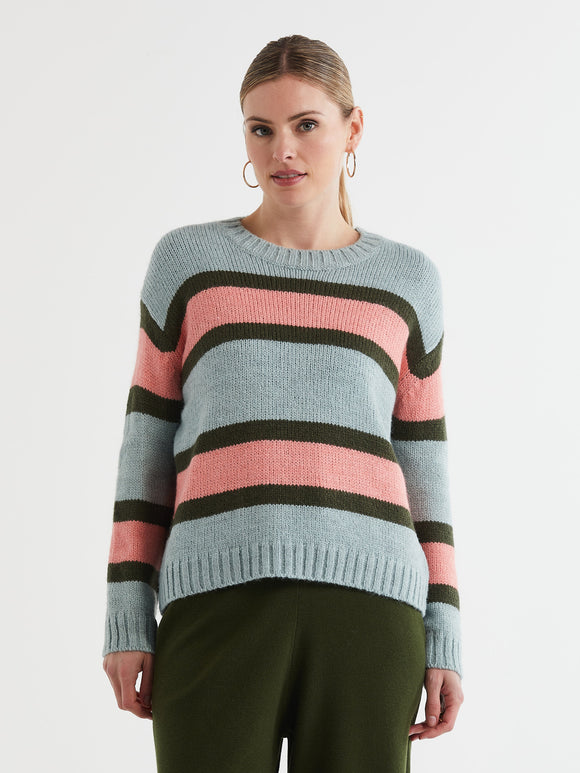 LD & Co - Lofty Stripe Jumper - Caper