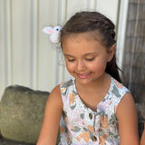 Lauren Hinkley - White Bunny Hair Clip