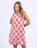 Foxwood - Biarittz Dress - Crimson Print