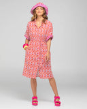 Boom Shankar - Maui Shirt Dress - Naples Pomodorro