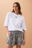 Ceres Life - Mila Short - Leopard Linen Blend
