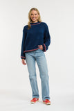 Urban Luxury - Jumper - Blue/Red/Beige