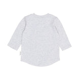 Huxbaby - Furry Huxbear Top - Grey Marle