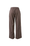 Ceres Life - The Lounge Pant - Textured Chocolate Check