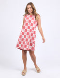 Foxwood - Biarittz Dress - Crimson Print