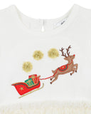 Bebe - Festive Reindeer Tutu Bodysuit