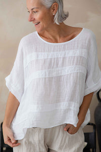 The Italian Cartel - Melfi Top - White