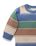 Purebaby - Forest Striped Jumper - Forest Stripe