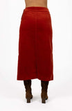 Humidity - Va Va Velour Skirt - Rust