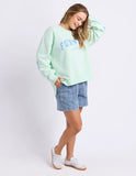 Foxwood - Interval Crew - Mint / Bluebell