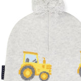 Korango - Tractor Beanie - Grey Marle