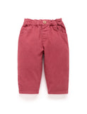 Purebaby - Lined Corduroy Pants - Toadstool