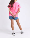 Eve Girl - Washed Tee - Rose