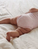 Purebaby - Rib Bodysuit 2 Pack - Pale Pink