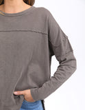 Foxwood - Jayne Throw On - Stone Grey