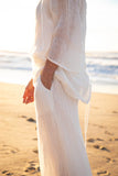Eadie Lifestyle - Arana Linen Pants - Off White