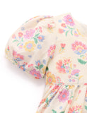 Purebaby - Linen Blend Dress - Mexican Floral