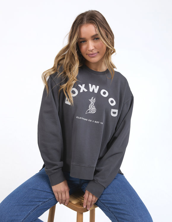 Foxwood - Effortless Crew - Iron Grey