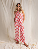 Foxwood - Biarittz Pant - Crimson Print