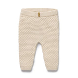 Wilson & Frenchy - Cream Organic Knitted Bubble Leggings