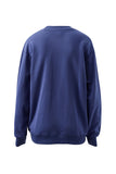 Ceres Life - Isla Oversized Slouchy Crew - Washed Navy White Heritage Logo