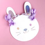 Lauren Hinkley - Lavender Bunny Mini Grosgrain Hair Clips