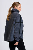 EST - Popover Fleece Sweatshirt- Bluestone